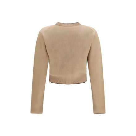 Chloé Beige Wool Cardigan