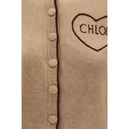 Chloé Beige Wool Cardigan