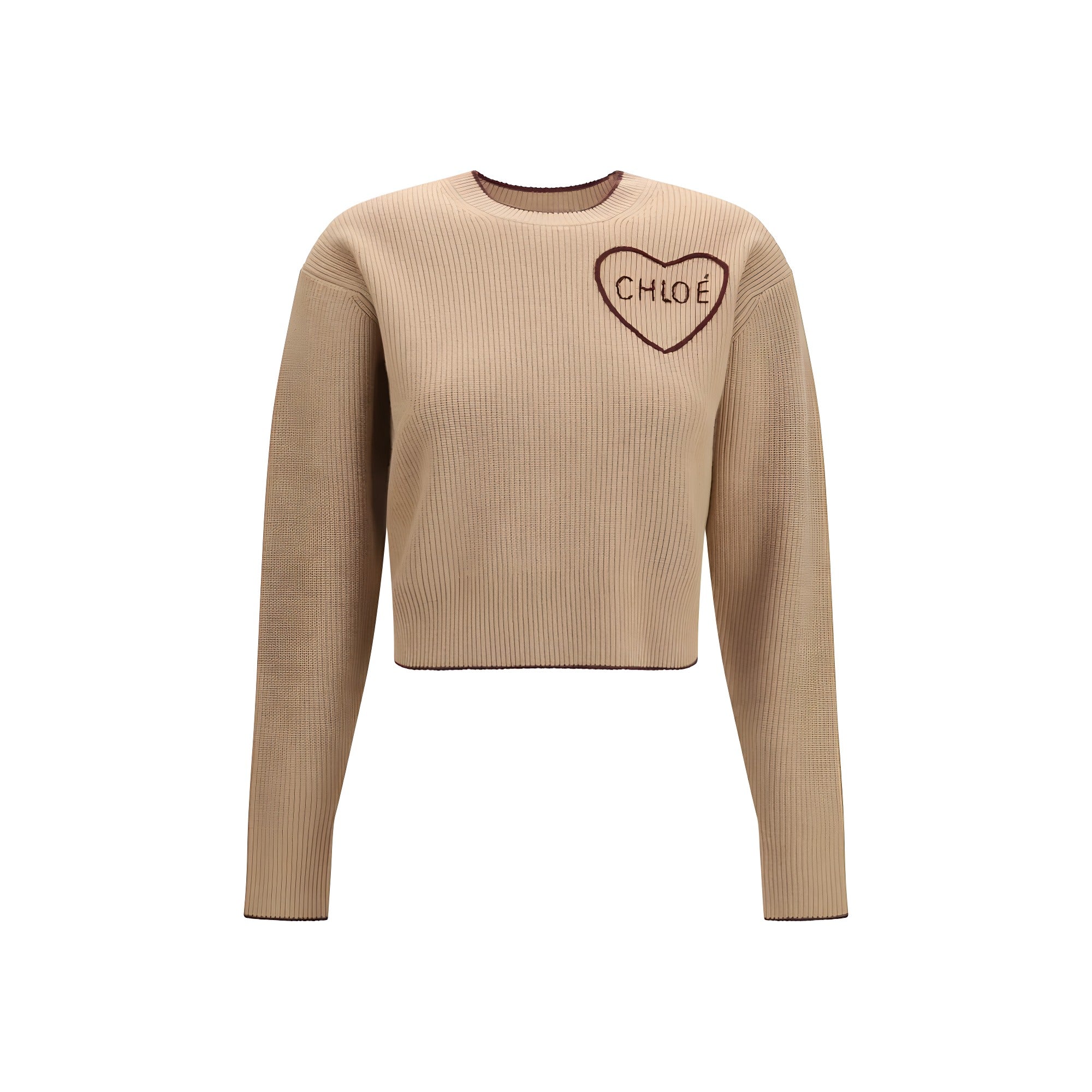 Chloé Beige Wool Sweatshirt