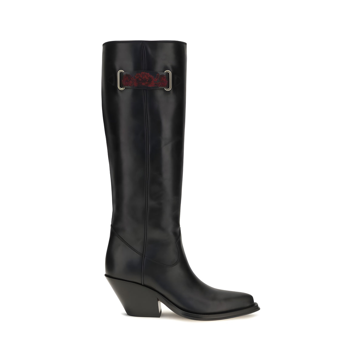 Chloé Black Leather Over The Knee Boots