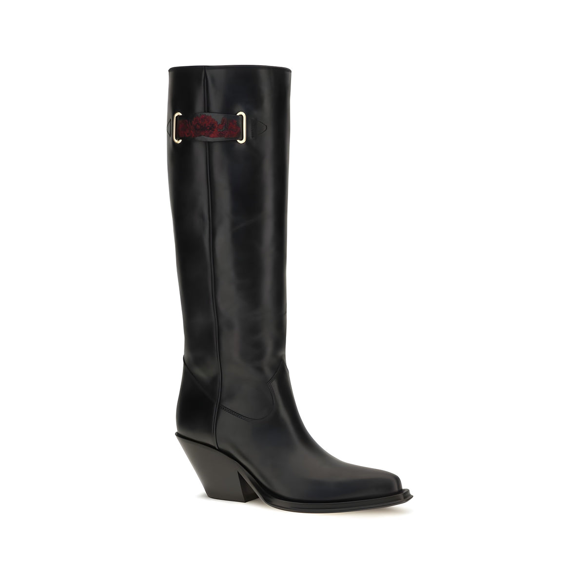 Chloé Black Leather Over The Knee Boots