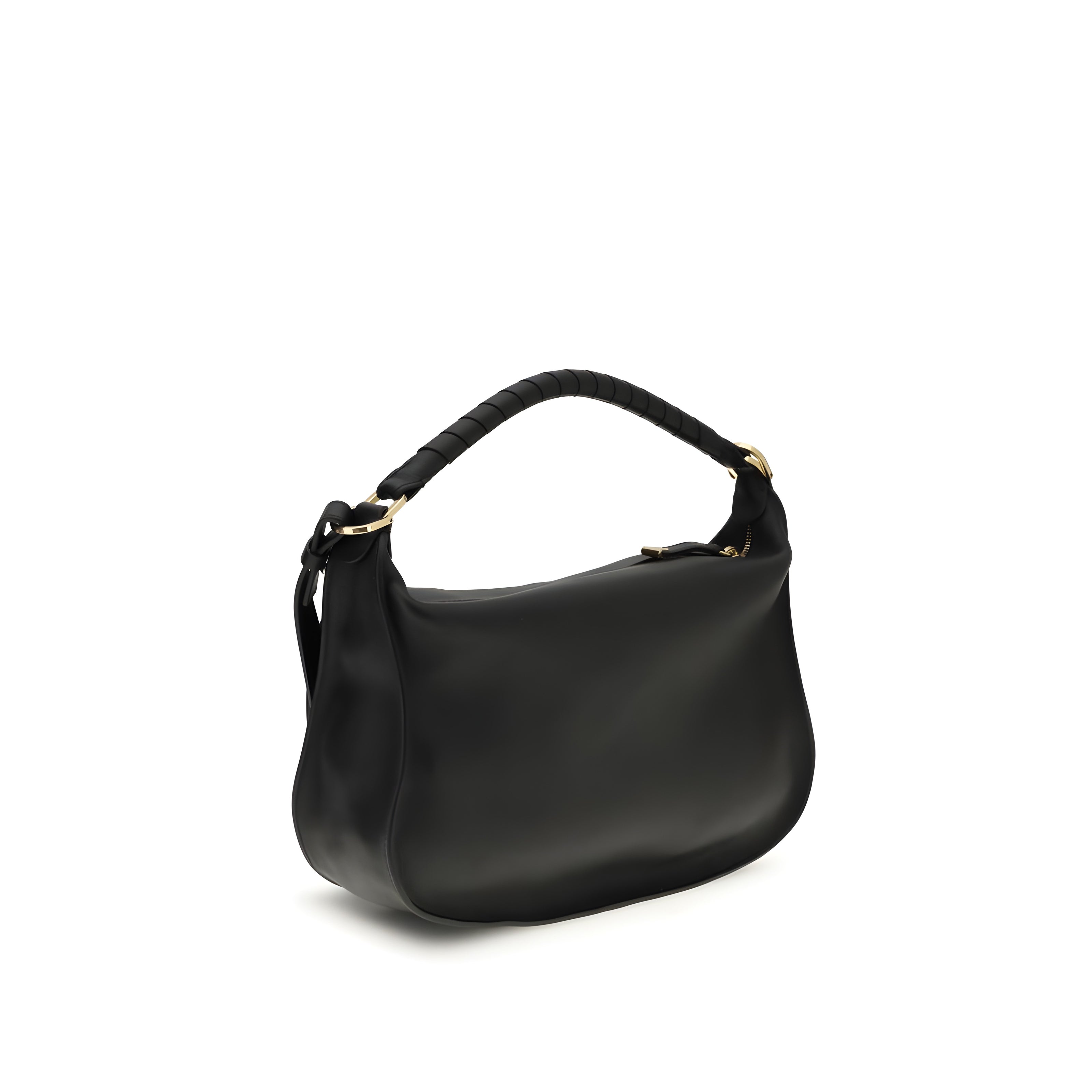 Sac à bandoulière Chloé en cuir de veau noir Bos Taurus