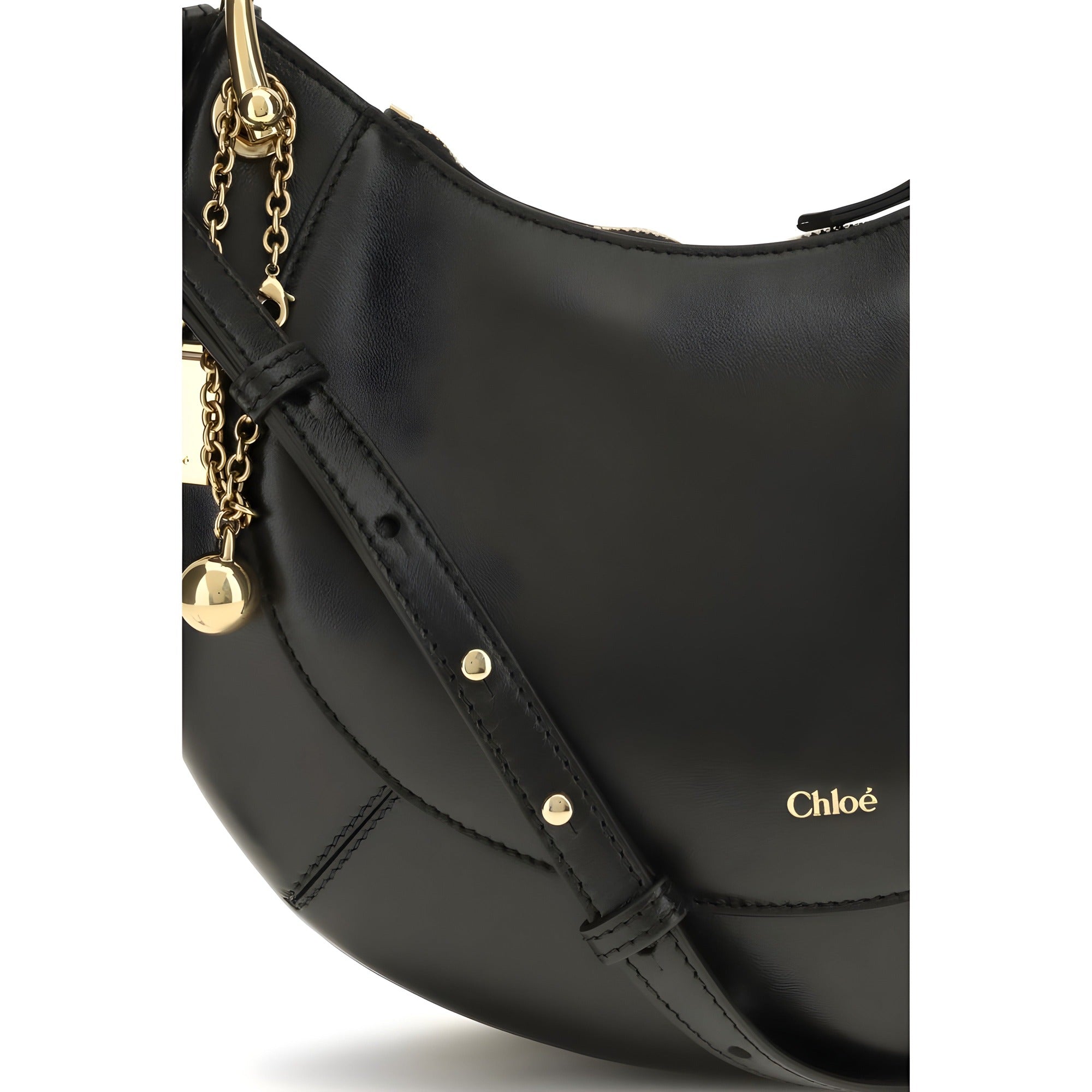 Chloé Black Marcie Shoulder Bag