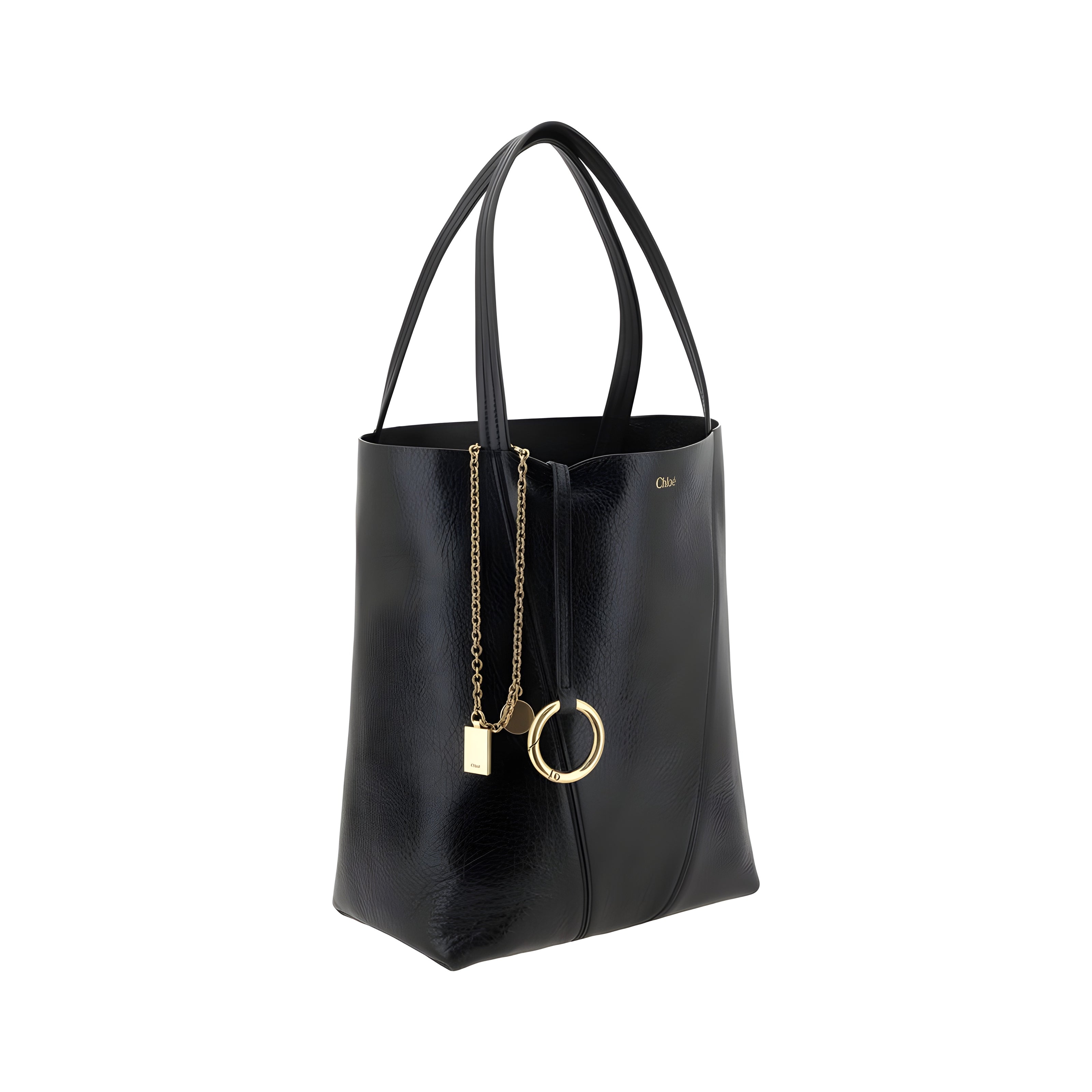 Chloé Black Spin Shoulder Bag