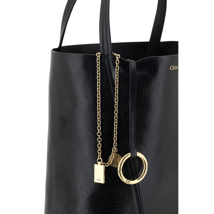 Chloé Black Spin Shoulder Bag