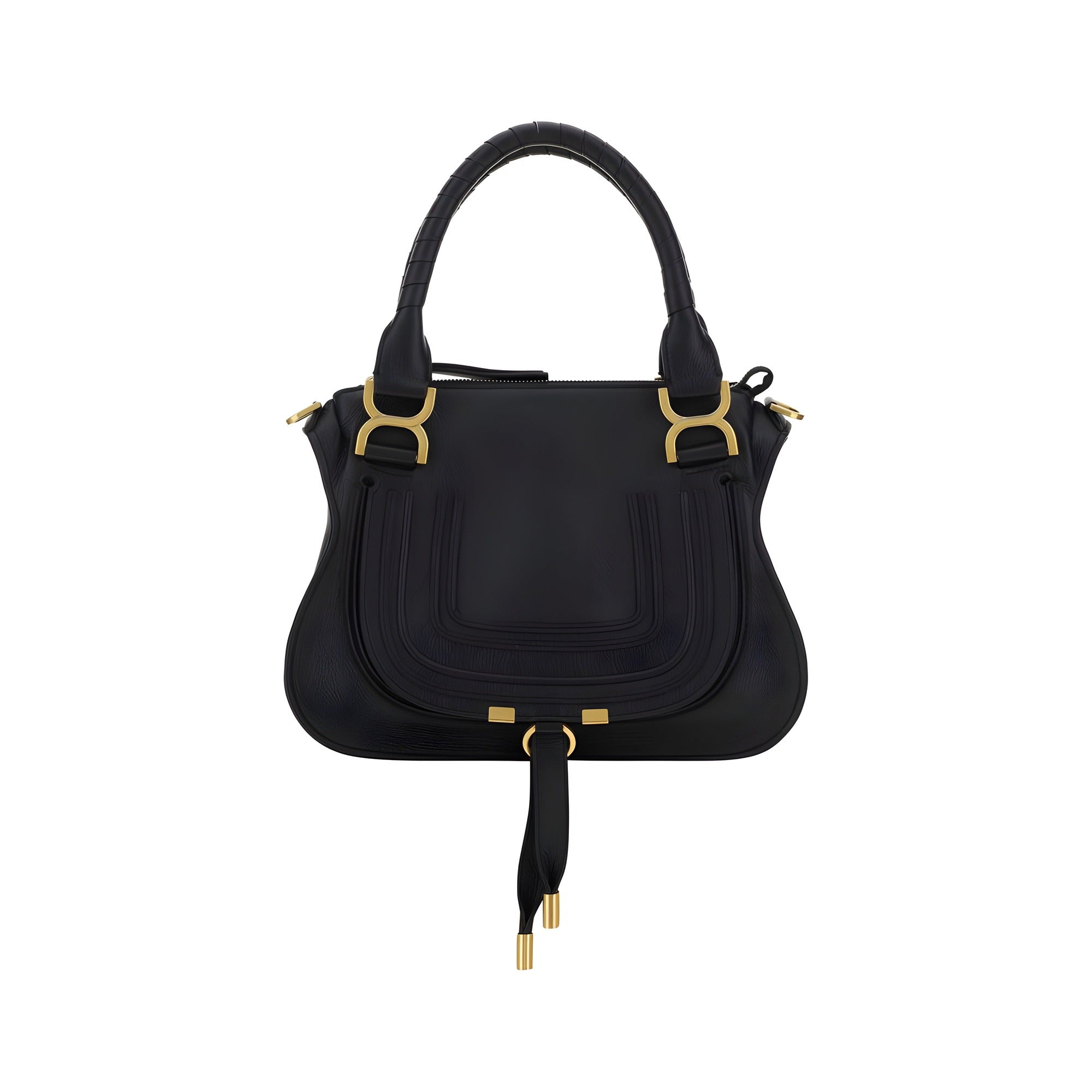 Chloé Black Marcie Shoulder Bag