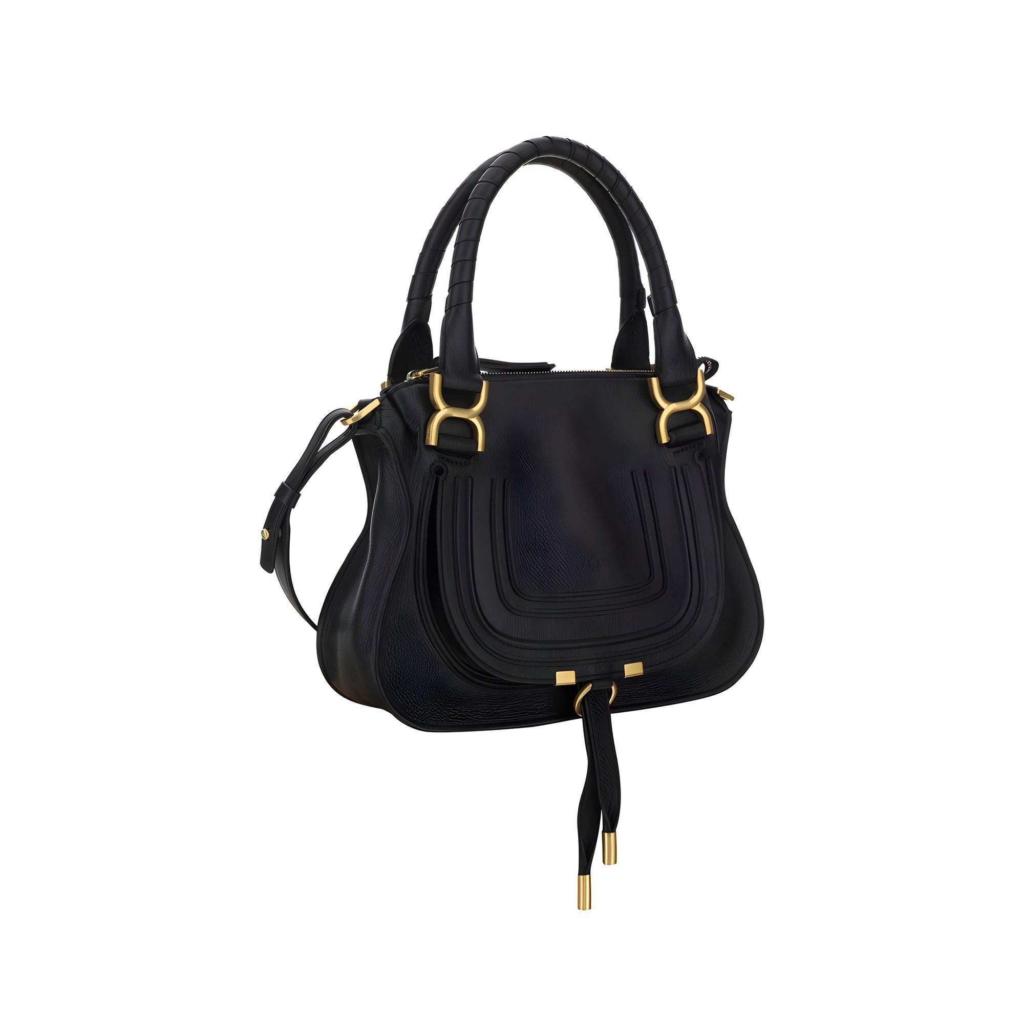 Chloé Black Marcie Shoulder Bag