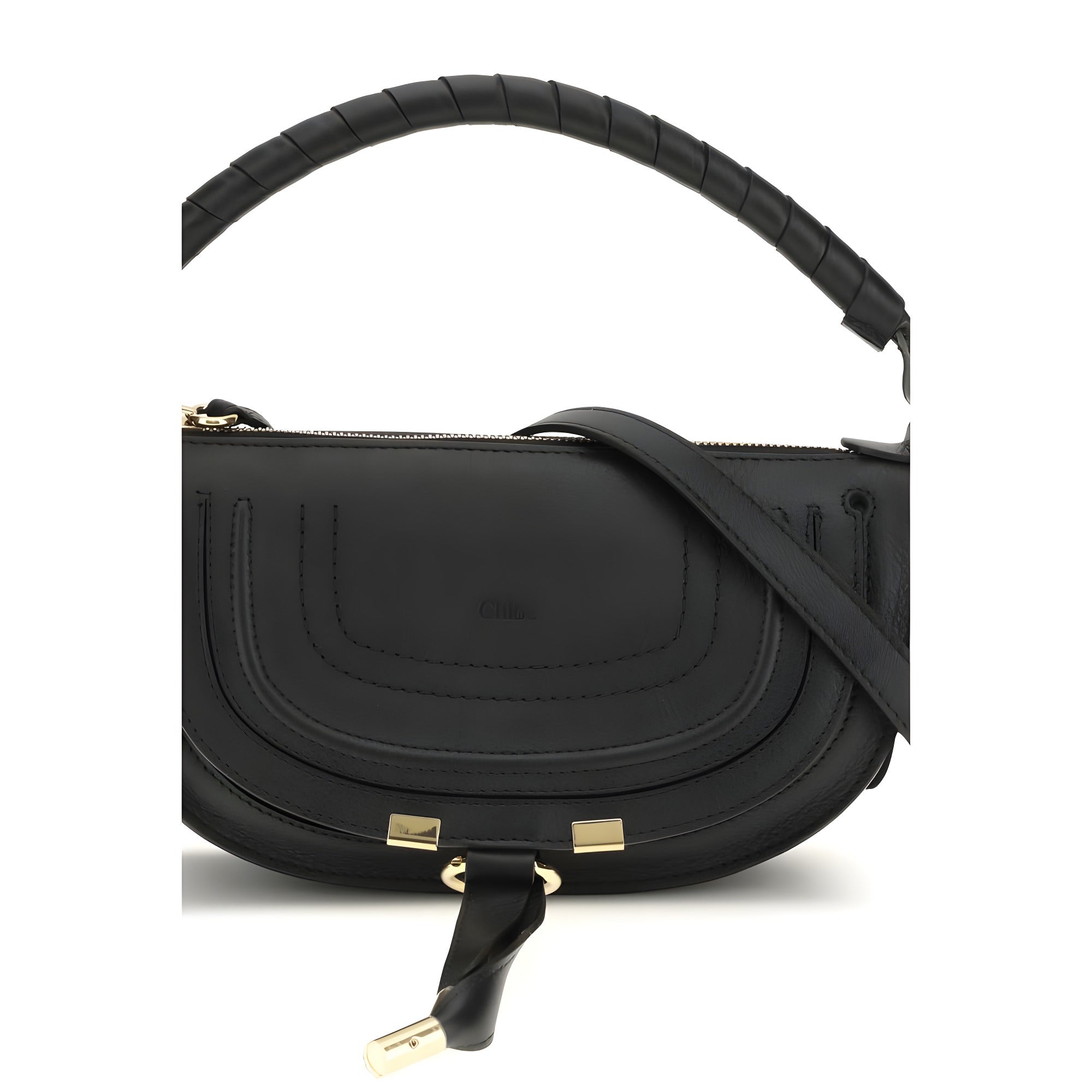 Chloé Black Calf Leather Shoulder Bag
