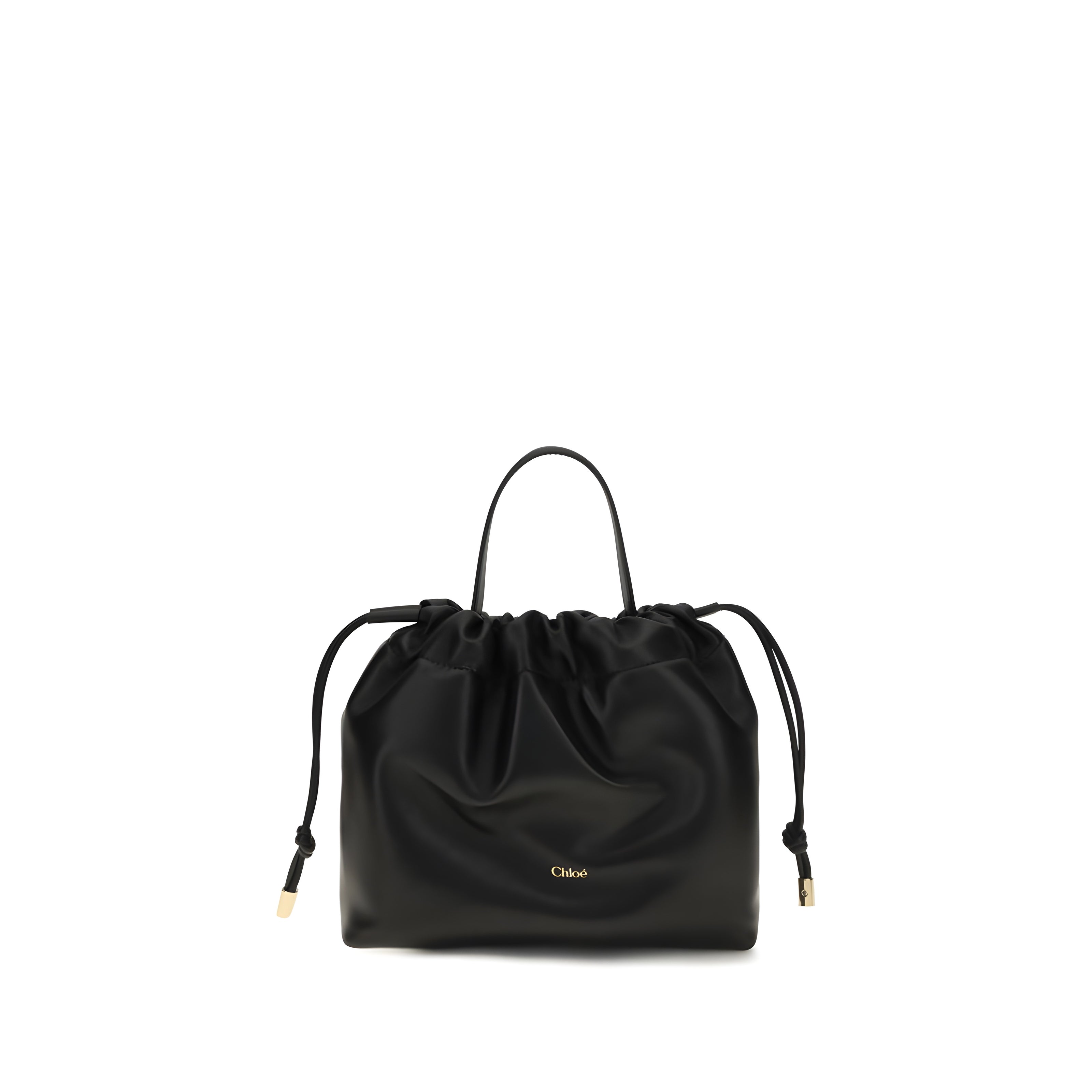 Chloé Black Leather Shoulder Bag