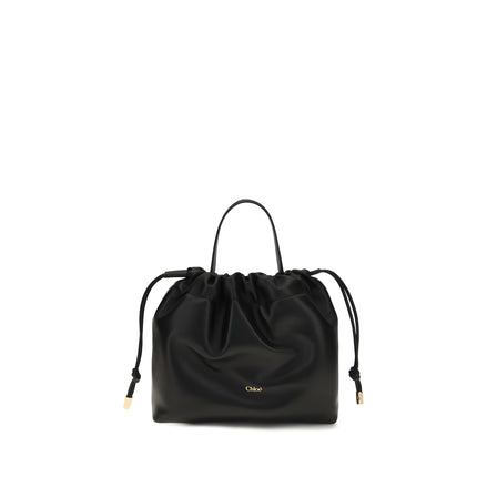 Chloé Black Leather Shoulder Bag