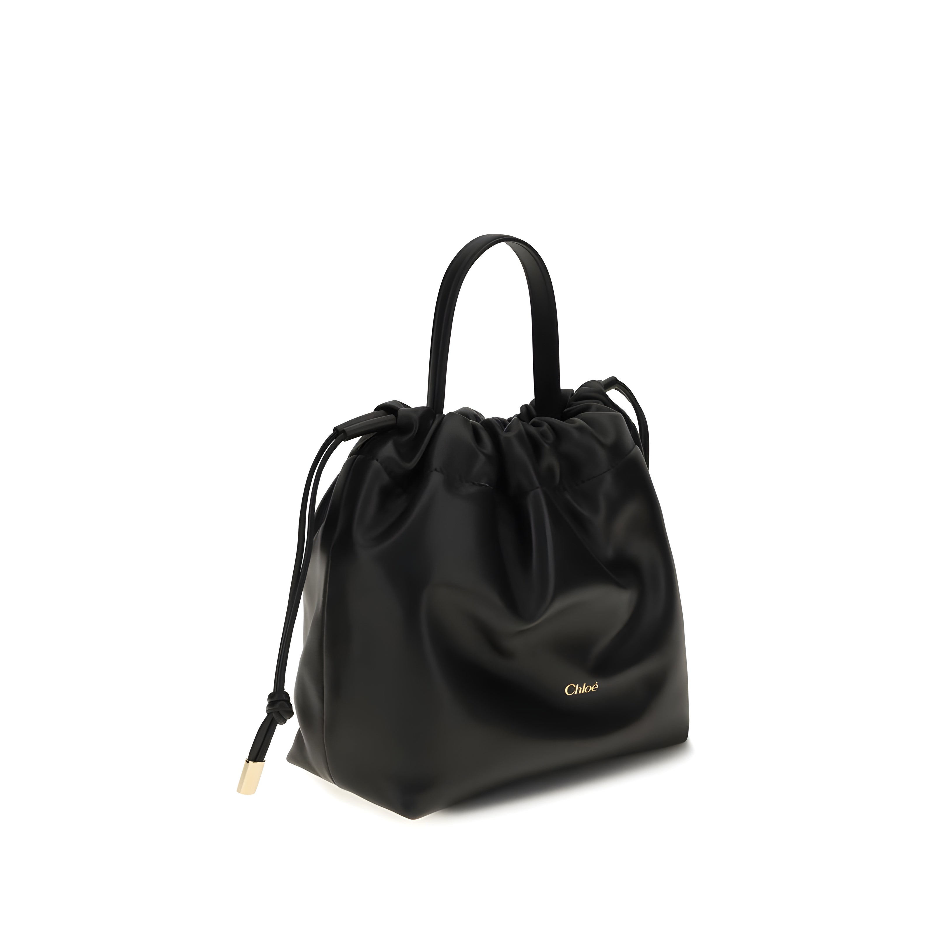Chloé Black Leather Shoulder Bag