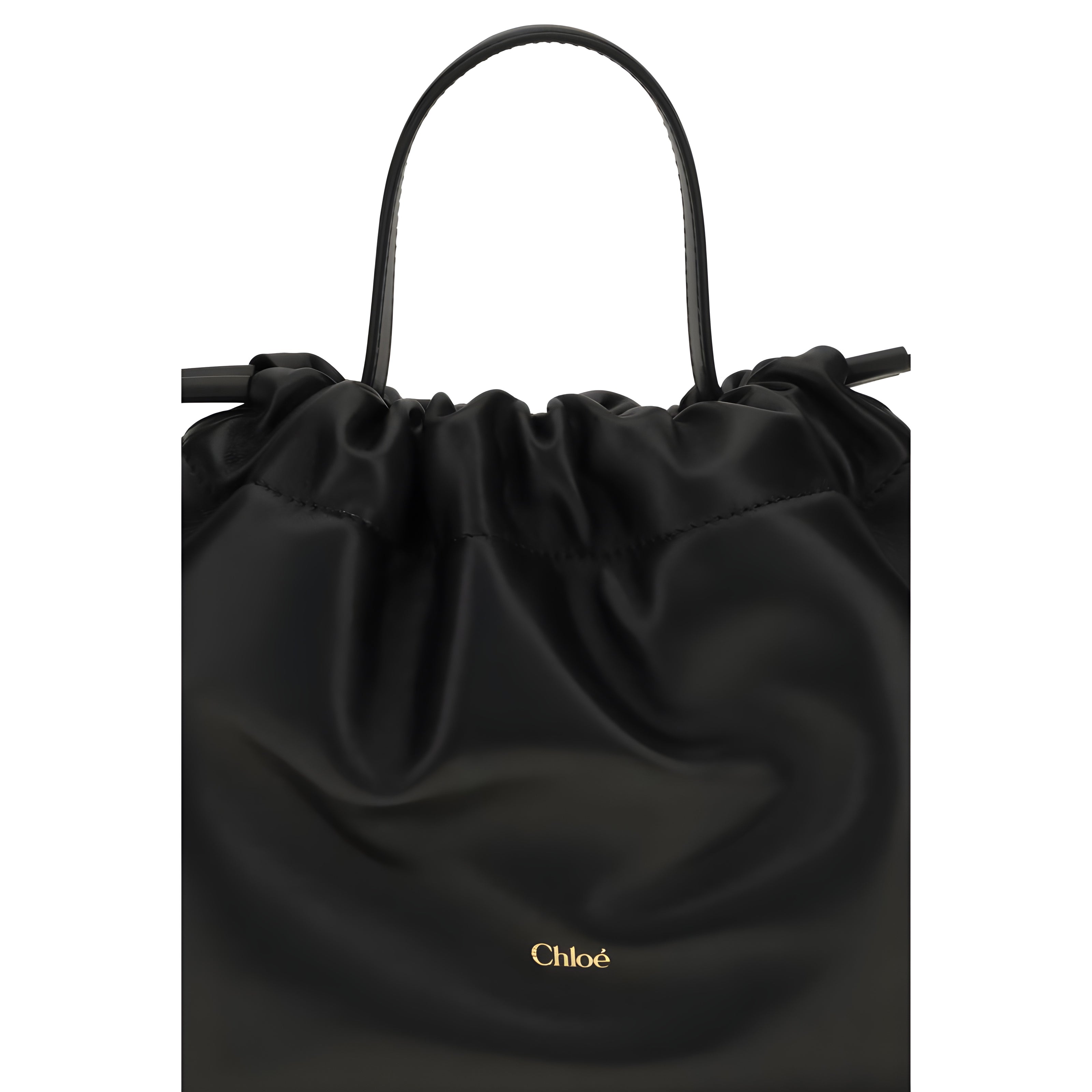 Chloé Black Leather Shoulder Bag