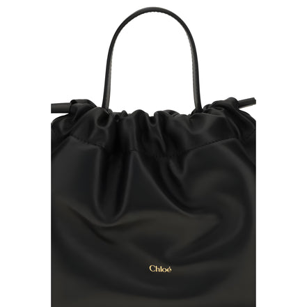 Chloé Black Leather Shoulder Bag