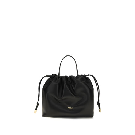 Chloé Black Leather Shoulder Bag