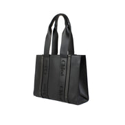 Chloé Black Leather Tote Bag