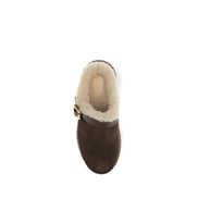 Chloé Brown Calf Leather Mules