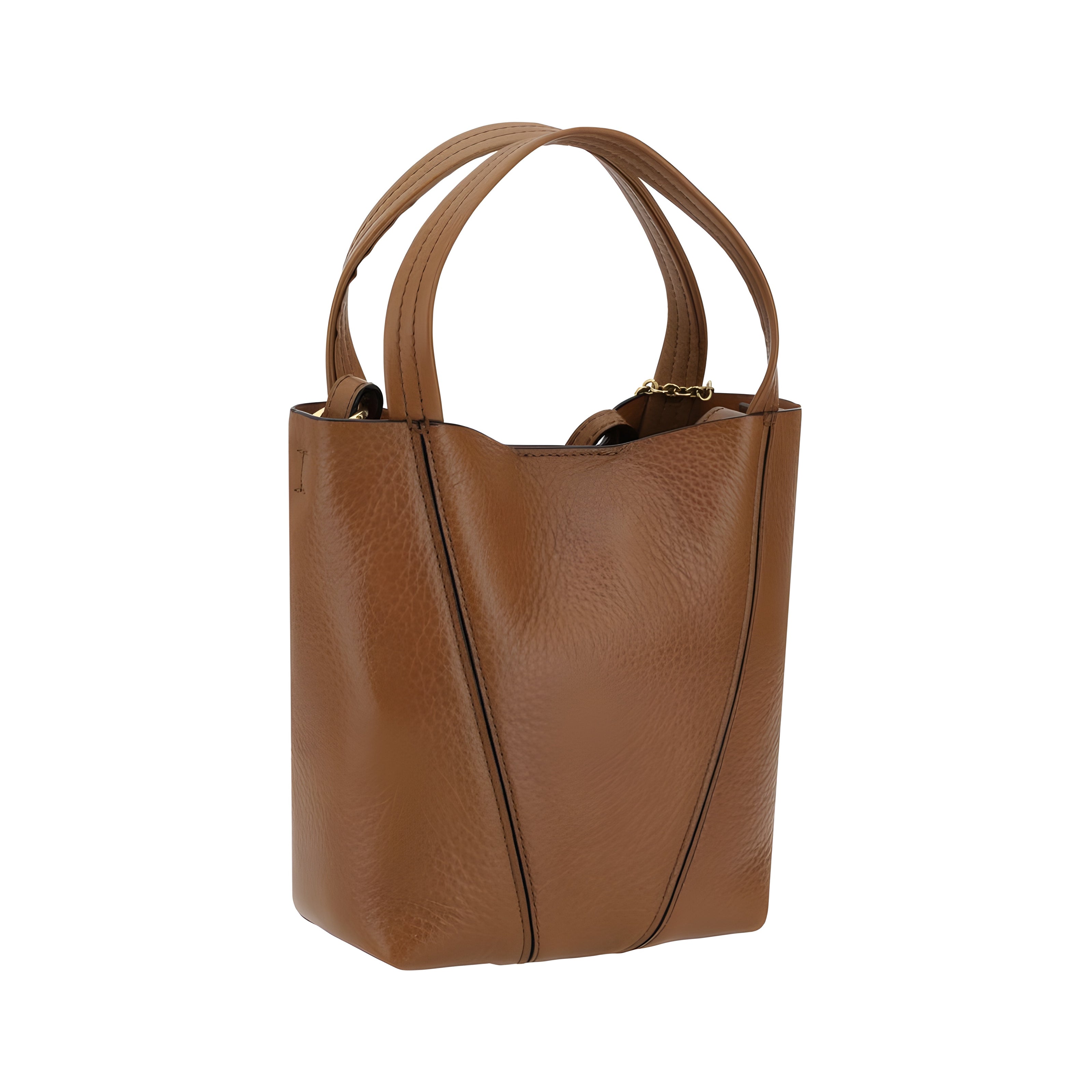 Chloé Brown Spin Shoulder Bag