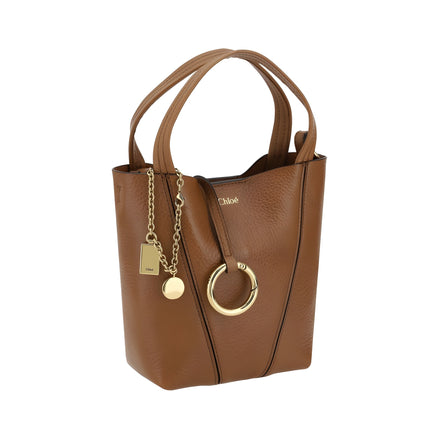 Chloé Brown Spin Shoulder Bag