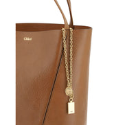 Chloé Brown Spin Medium Shoulder Bag