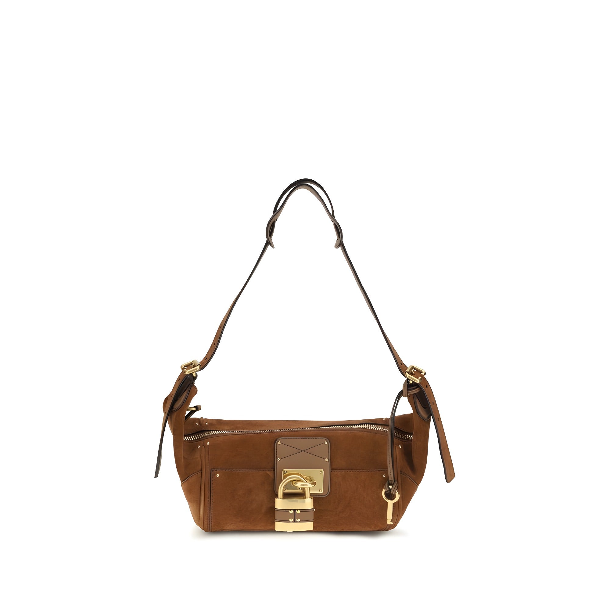 Chloé Brown Calf Leather Shoulder Bag