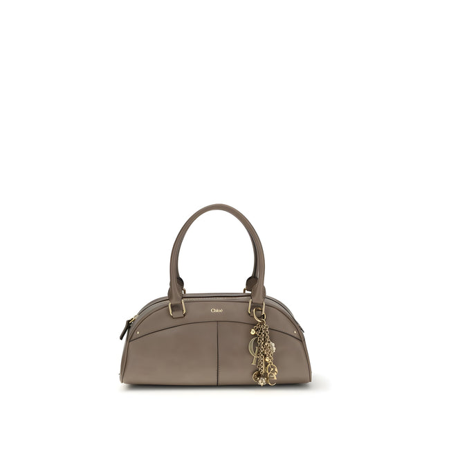 Chloé Gray Calf Leather Handbag