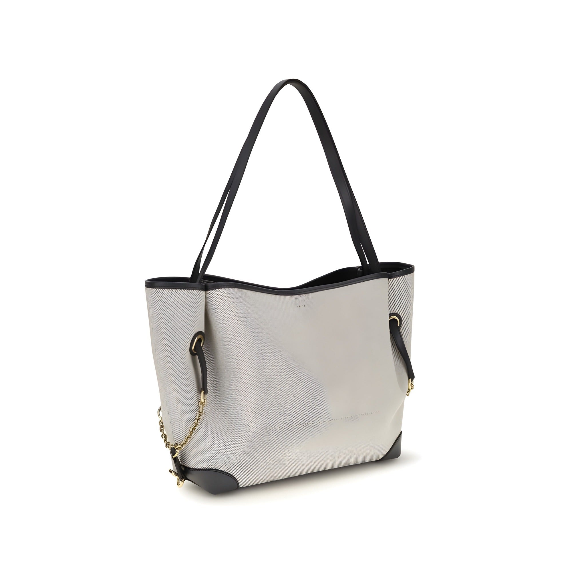 Chloé Gray Cotton Shoulder Bag