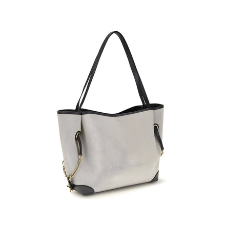 Chloé Gray Cotton Shoulder Bag