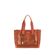Chloé Multicolor Raffia Shoulder Bag