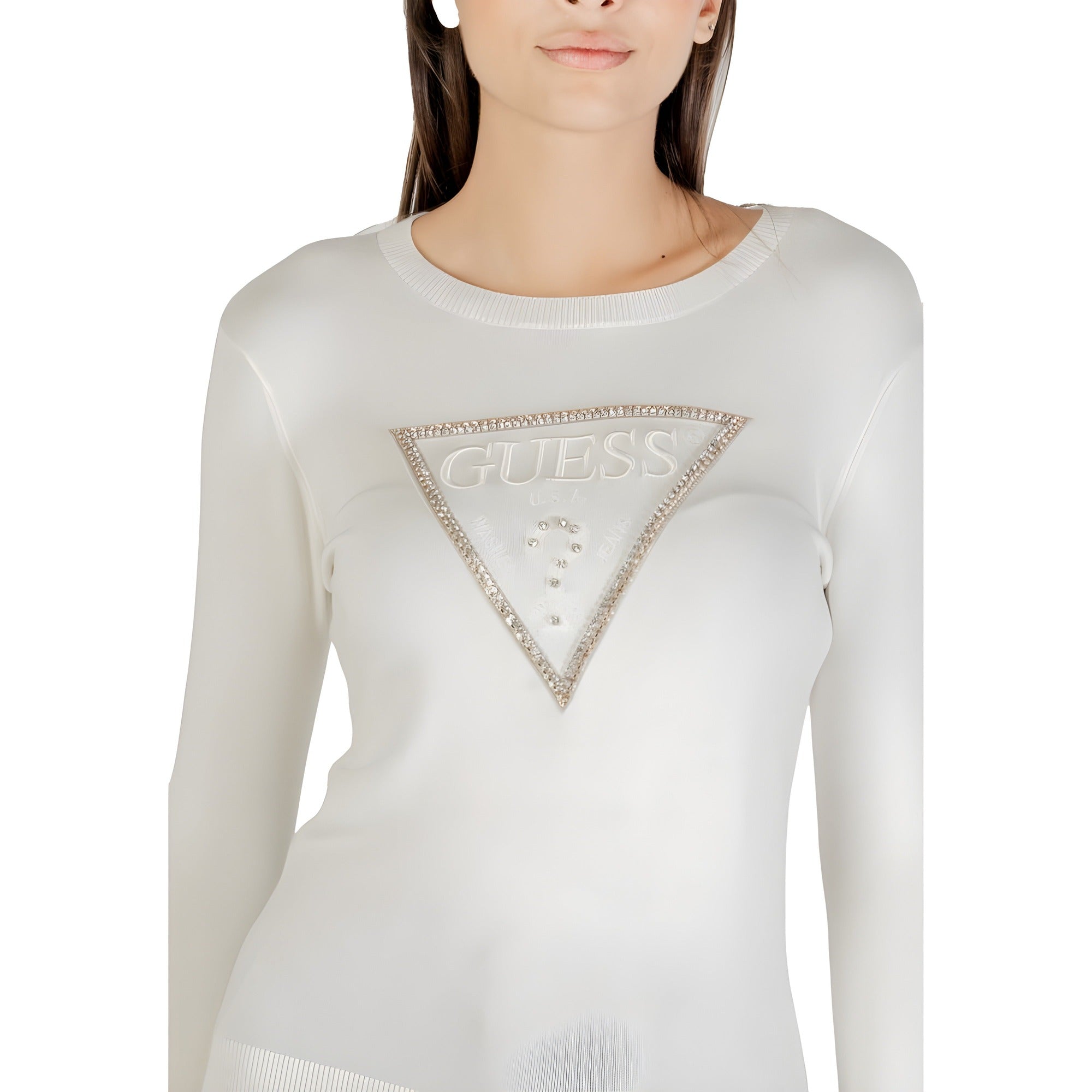 Sweat-shirt Guess Crème en Viscose