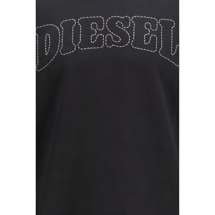 Diesel Black Cotton Sweatshirt