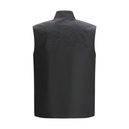 Diesel Brown Sleeveless Jacket