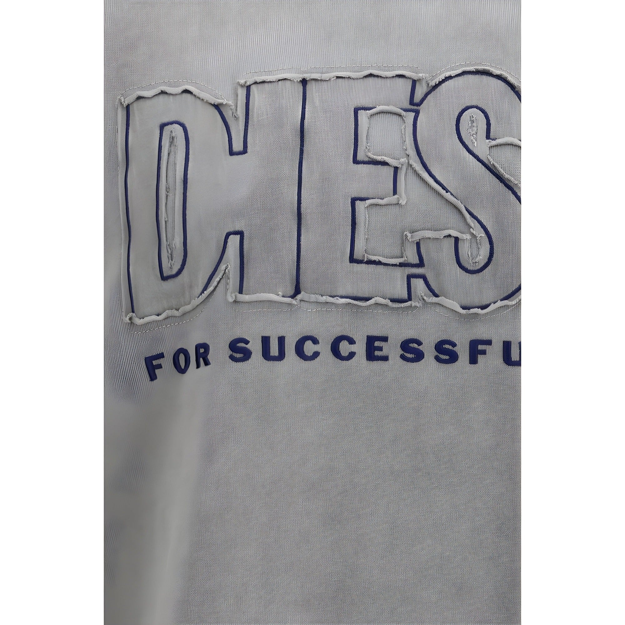 Diesel Gray Cotton Sweatshirt