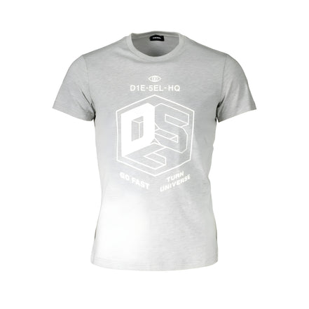 Diesel Gray Cotton T-Shirt
