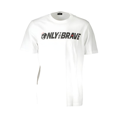 Diesel White Cotton T-Shirt