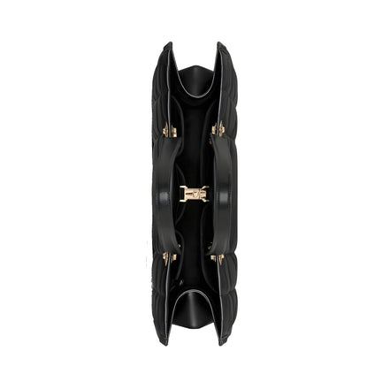 Dior Black Leather Tote Bag