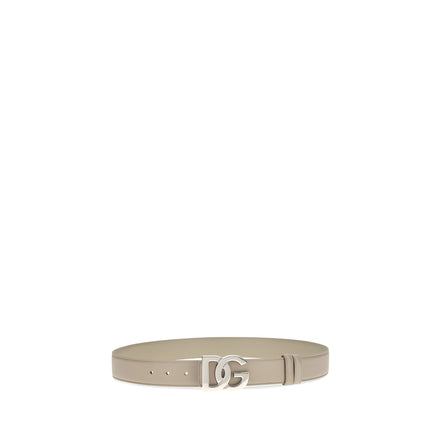 Dolce & Gabbana Beige Calf Leather Regular Belt