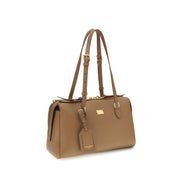 Dolce & Gabbana Beige Calf Leather Shoulder Bag