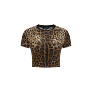 Dolce & Gabbana Beige Cotton T-Shirt