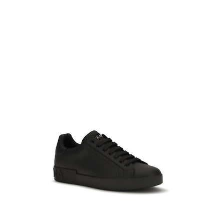 Dolce & Gabbana Black Low Top Sneakers