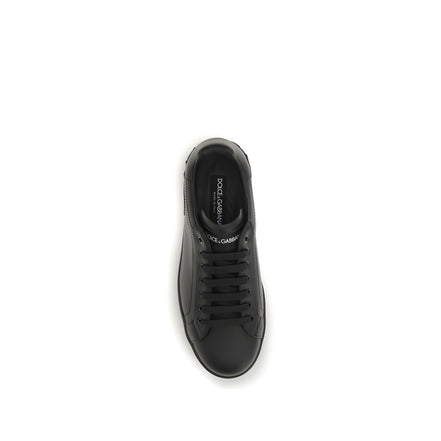 Dolce & Gabbana Black Low Top Sneakers