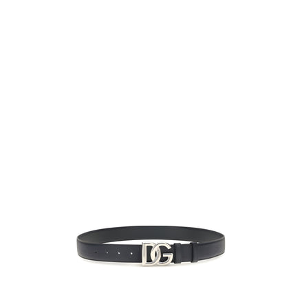 Dolce & Gabbana Black Leather Regular Belt