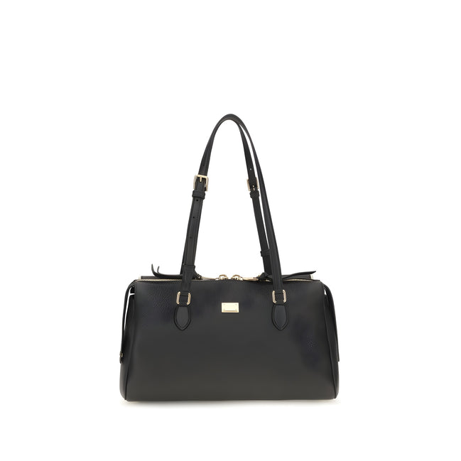Dolce & Gabbana Black Leather Shoulder Bag