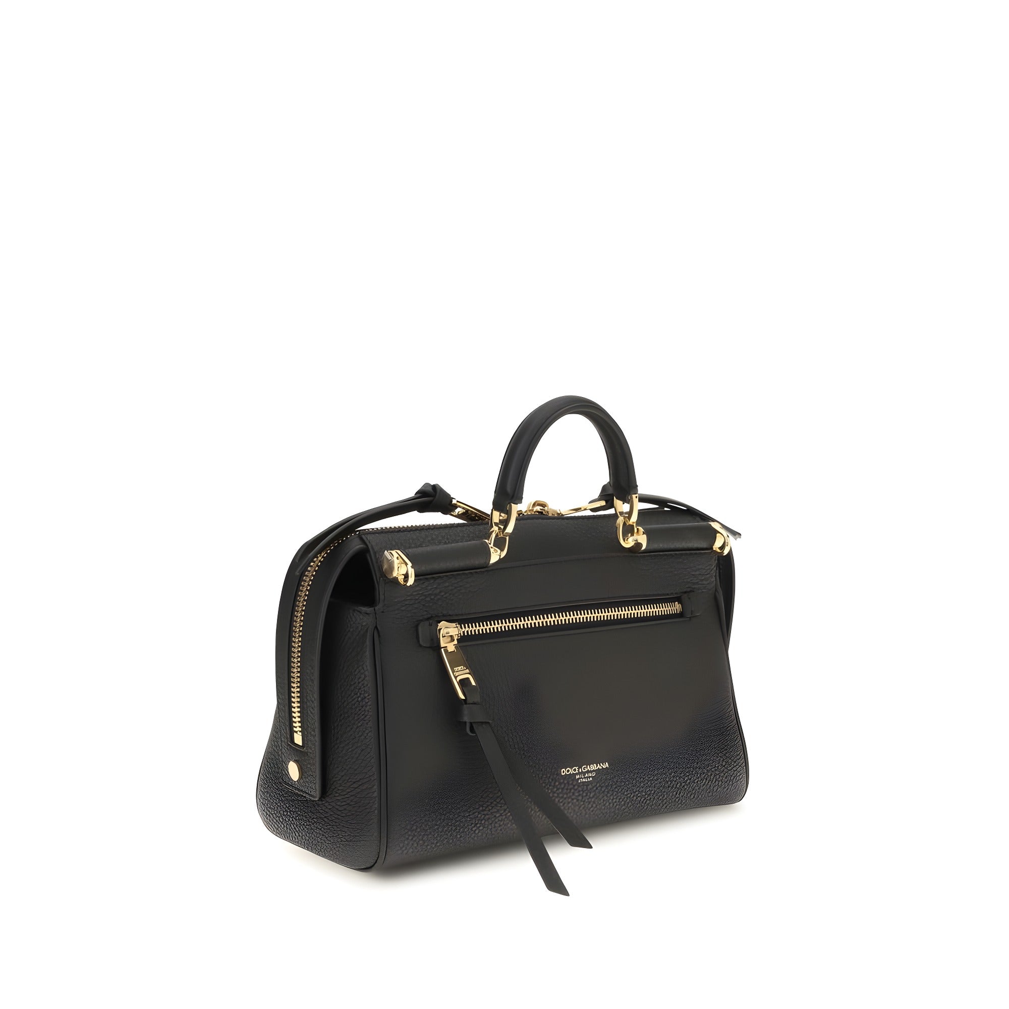 Dolce & Gabbana Black Calf Leather Bos Taurus Wallet