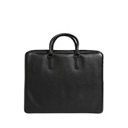 Sac de voyage en cuir avec application voiture Dolce & Gabbana noir