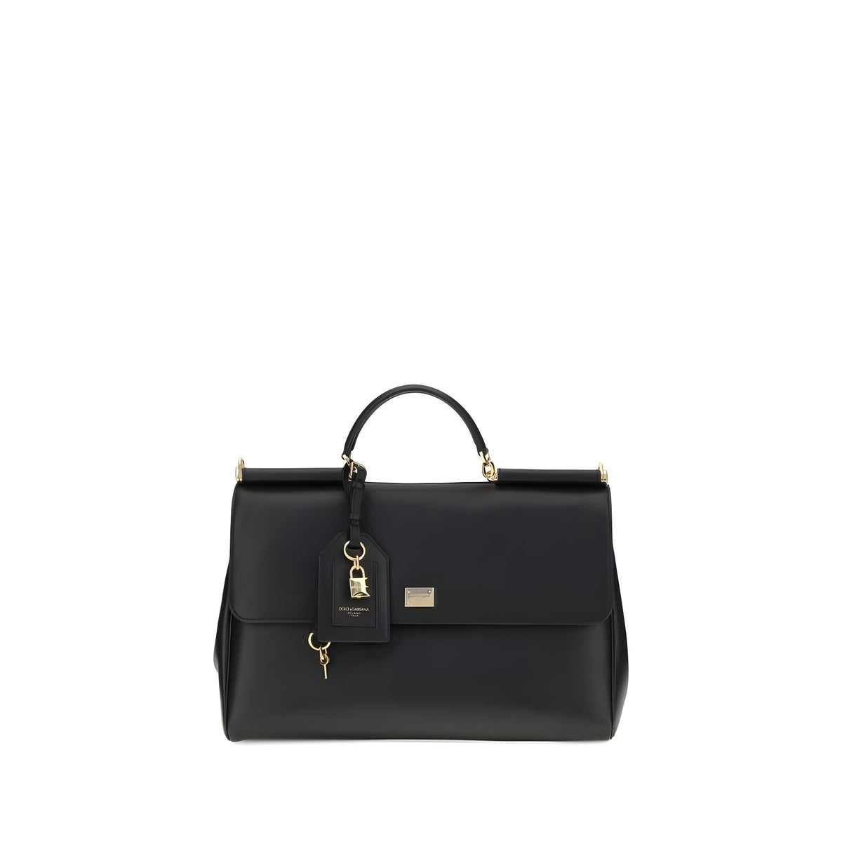 Dolce & Gabbana Black Leather Shoulder Bag