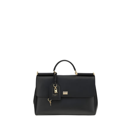 Dolce & Gabbana Black Leather Shoulder Bag
