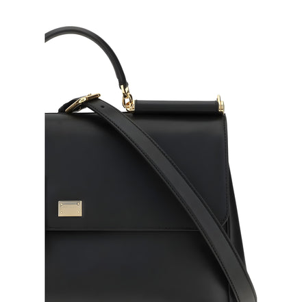 Dolce & Gabbana Black Leather Shoulder Bag