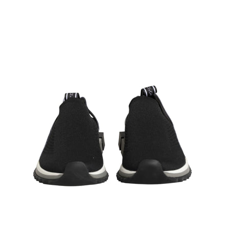 Dolce & Gabbana Black Slip On Sorrento Low Top Sneakers