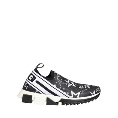 Dolce & Gabbana Black Stars Logo SORRENTO Sneakers