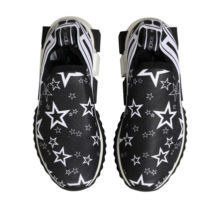 Dolce & Gabbana Black Stars Logo SORRENTO Sneakers
